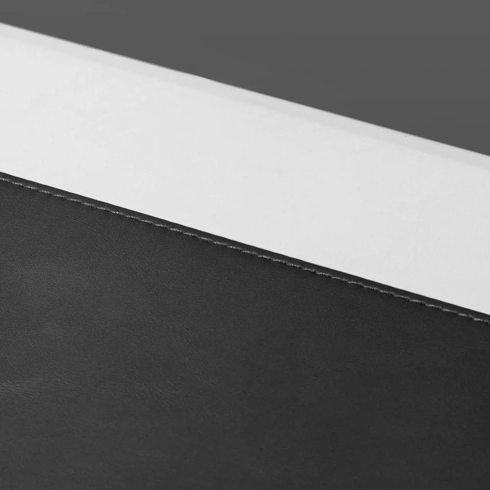 Kiváló minőségű egérpad, 250x210 mm, csúszásgátló alj, fekete 6