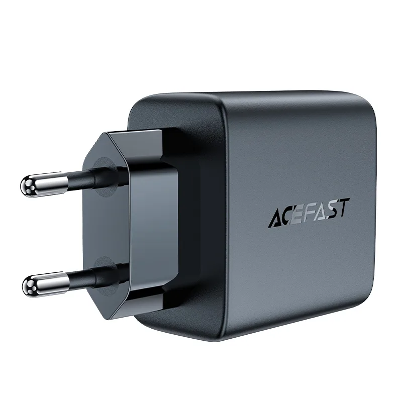 Szybka ładowarka sieciowa GaN 35W PD 2x USB-C czarna 3