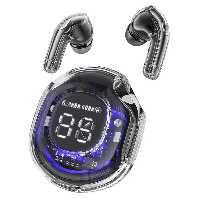 T8 Bluetooth TWS Wireless Earbuds with Case, Black 7