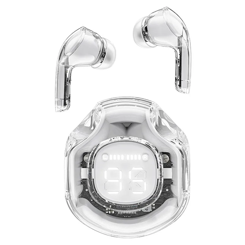T8 Bluetooth TWS vezeték nélküli fülhallgató tokban, fehér