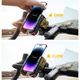Držač za telefon na upravljaču za snimanje tijekom vožnje biciklom, motociklom, skutrom ili gurajući dječja kolica 2