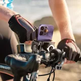 Držač za telefon na upravljaču za snimanje tijekom vožnje biciklom, motociklom, skutrom ili gurajući dječja kolica 5