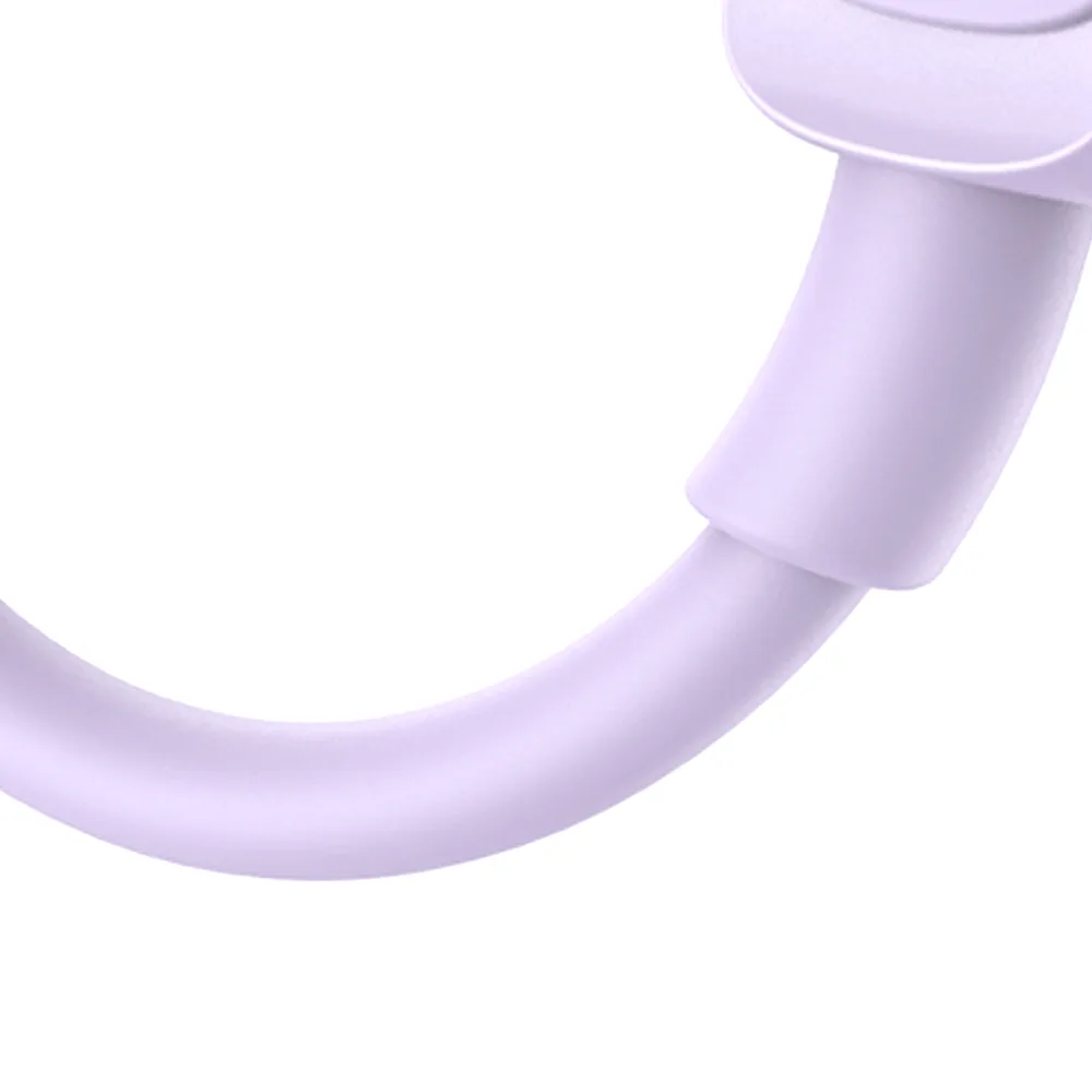 Kabel przewód do iPhone USB-A - Lightning 2.4A 1.2m fioletowy 4