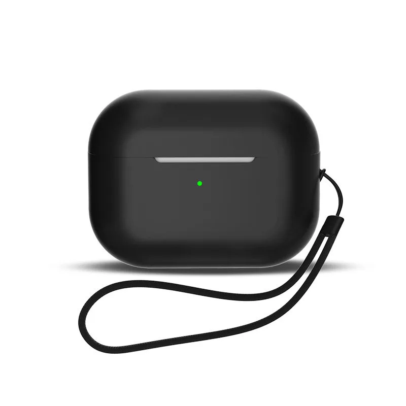 Szilikon tok AirPods 1 / 2 + fekete csuklópánt