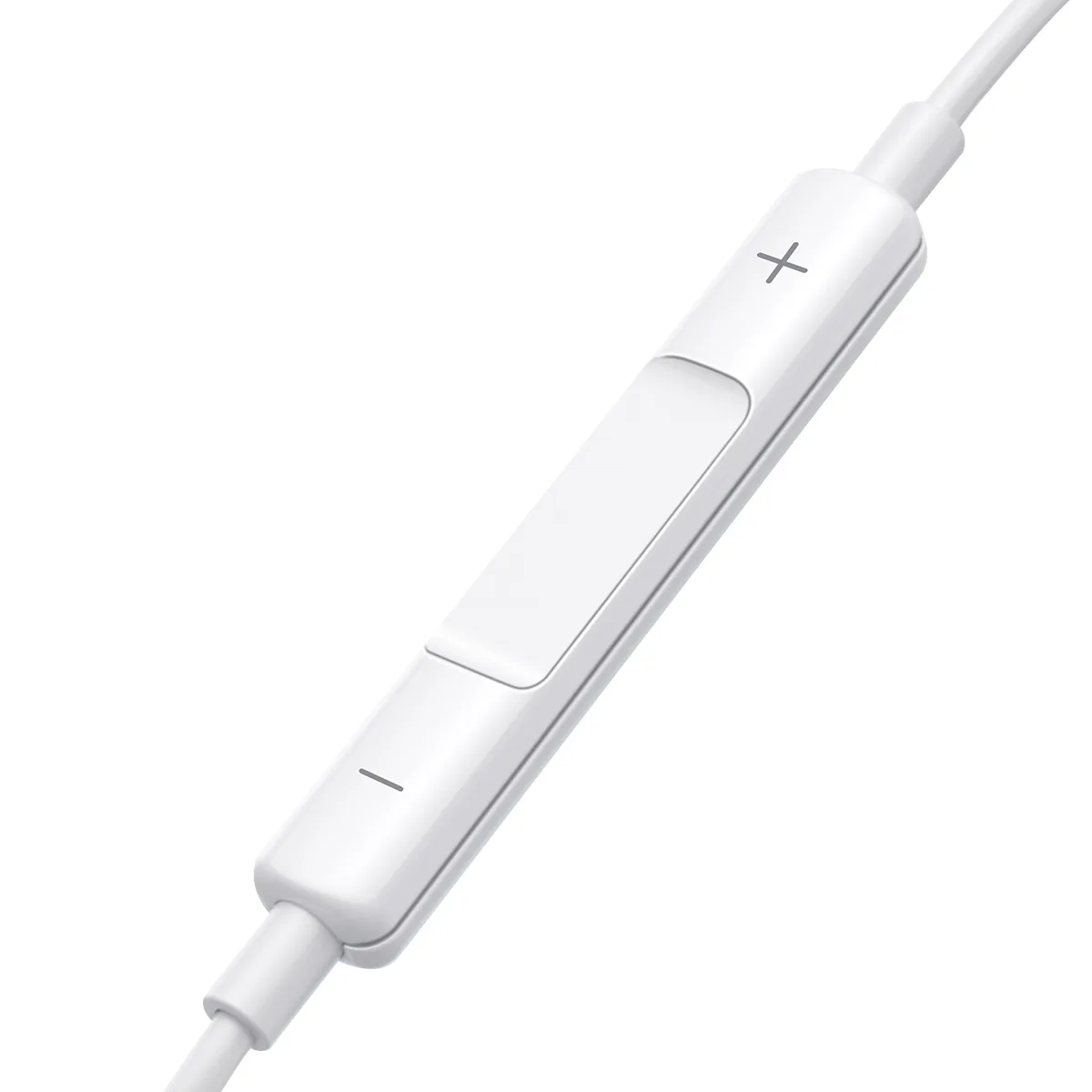 Wired in-ear headphones with 3.5mm mini jack and remote control, white 4