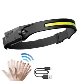 LED prednja svjetiljka s senzorom pokreta, IPX4, USB-C, 1200 mAh, crna 6