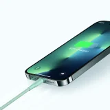 iPhone kábel, többszínű sorozat, USB-A – Lightning, 3 A, 1 m, zöld 8