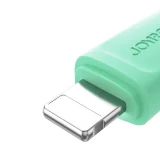 iPhone kábel, többszínű sorozat, USB-A – Lightning, 3 A, 1 m, zöld 7