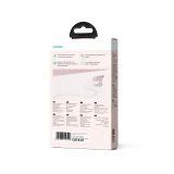 Kabel przewód do iPhone Multi-Color Series USB-A - Lightning 3A 1m różowy 4