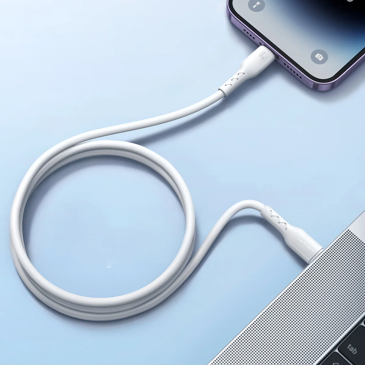 Kabel przewód do iPhone Flash-Charge Series USB-C - Lightning 30W 1m czarny 11