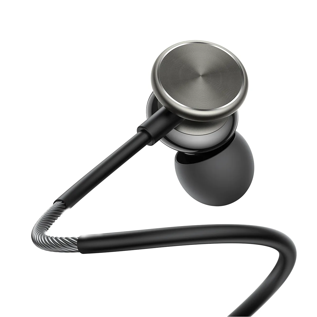 Wired in-ear headphones with powerful bass HiFi Wired Series JR-EW03 dark gray 3