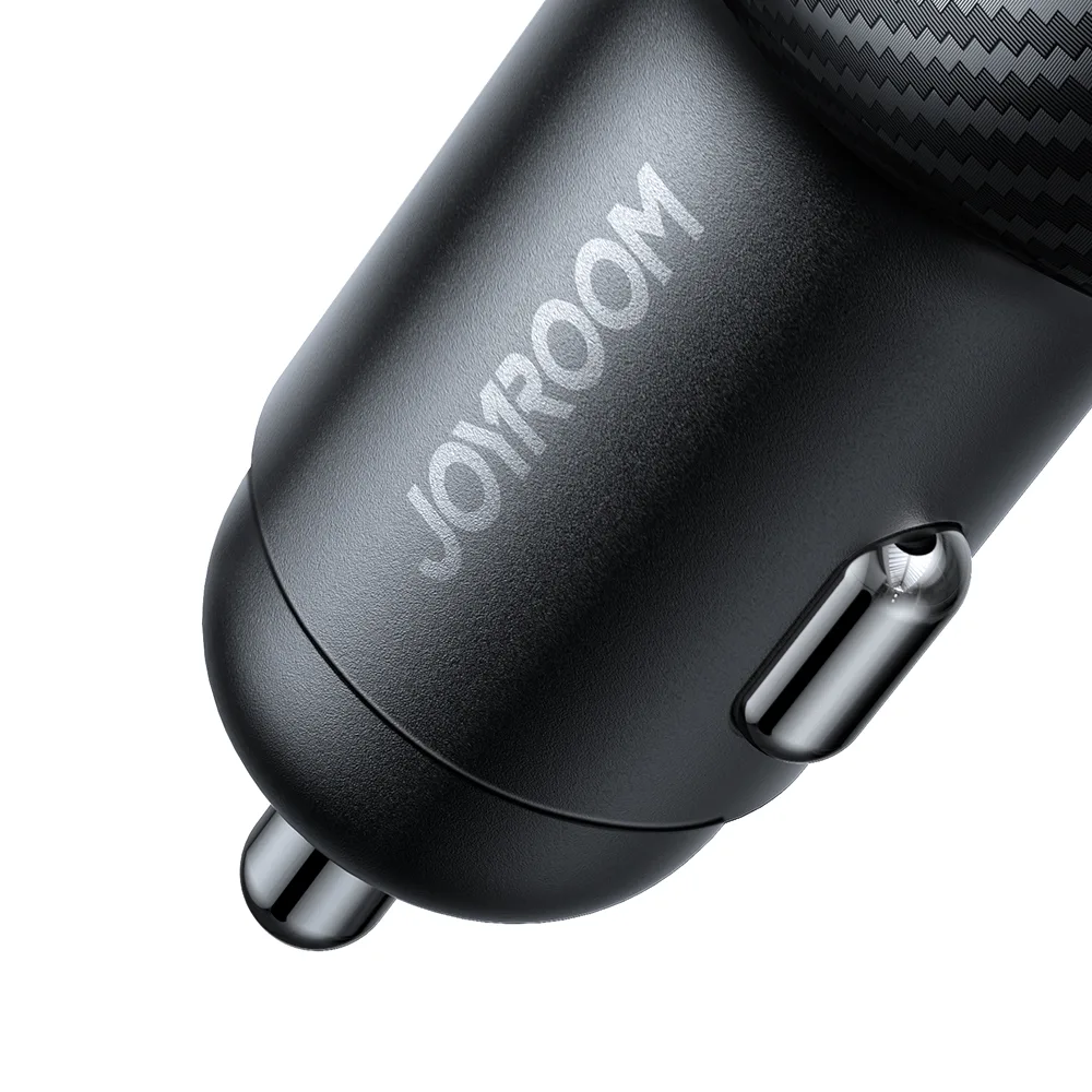 Încărcător auto cu afișaj, 2x USB-C, USB-A, 30 W, negru 8