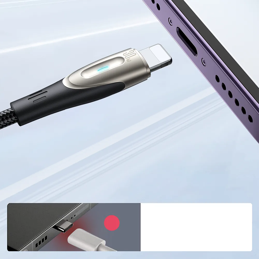 Pioneer Series USB-A na Lightning kabel za iPhone, 3A, 1,2 m, crni 8