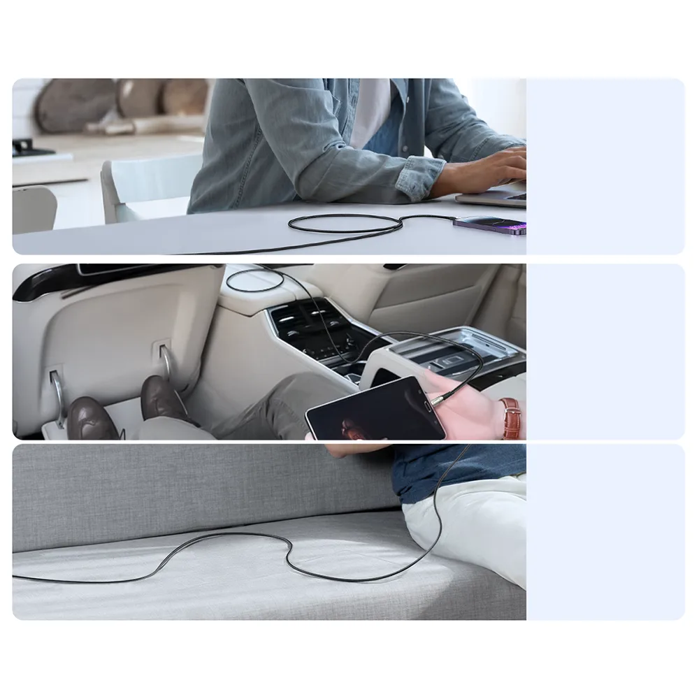 Kábel Pioneer Series USB-A na Lightning pre iPhone, 3A, 1,2 m, čierny 9