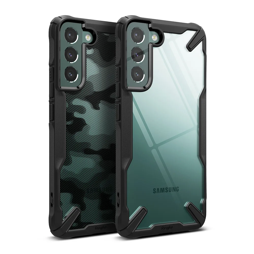 Etui pancerny pokrowiec z ramką Galaxy S22+ Fusion X czarny 3