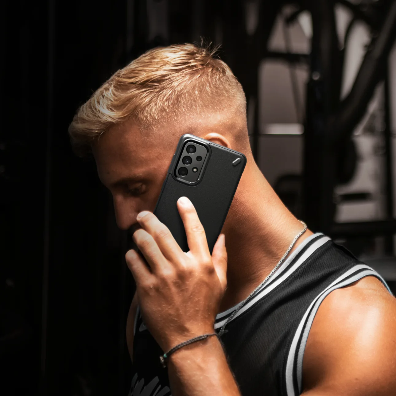 Tartós és rugalmas Galaxy A73 Onyx fekete tok 9