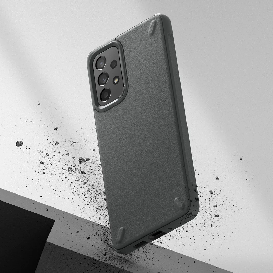 Tartós és rugalmas Galaxy A73 Onyx Gray tok 5