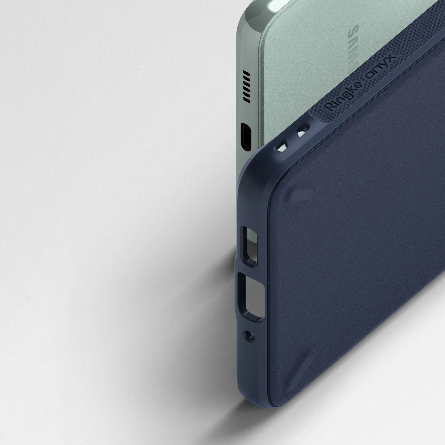 Izdžljiva i fleksibilna navlaka za Galaxy A73 u Onyx Navy Blue boji 6
