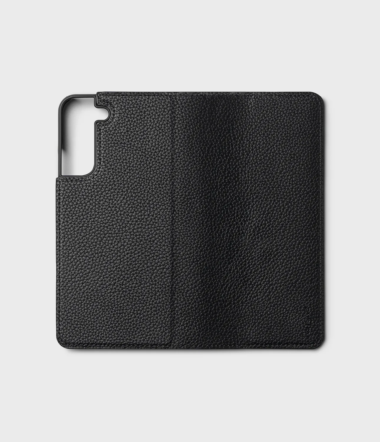 Kožna futrola na preklop za Galaxy S22+ Folio Signature, crna 11