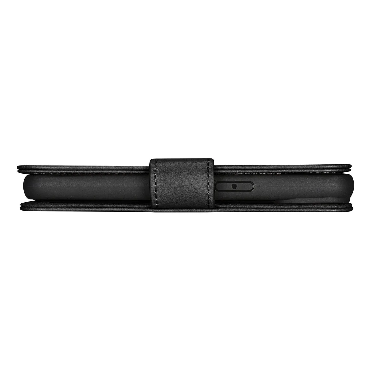 2w1 etui skórzany pokrowiec z klapką iPhone 14 Anti-RFID Oil Wax Wallet Case czarny 3