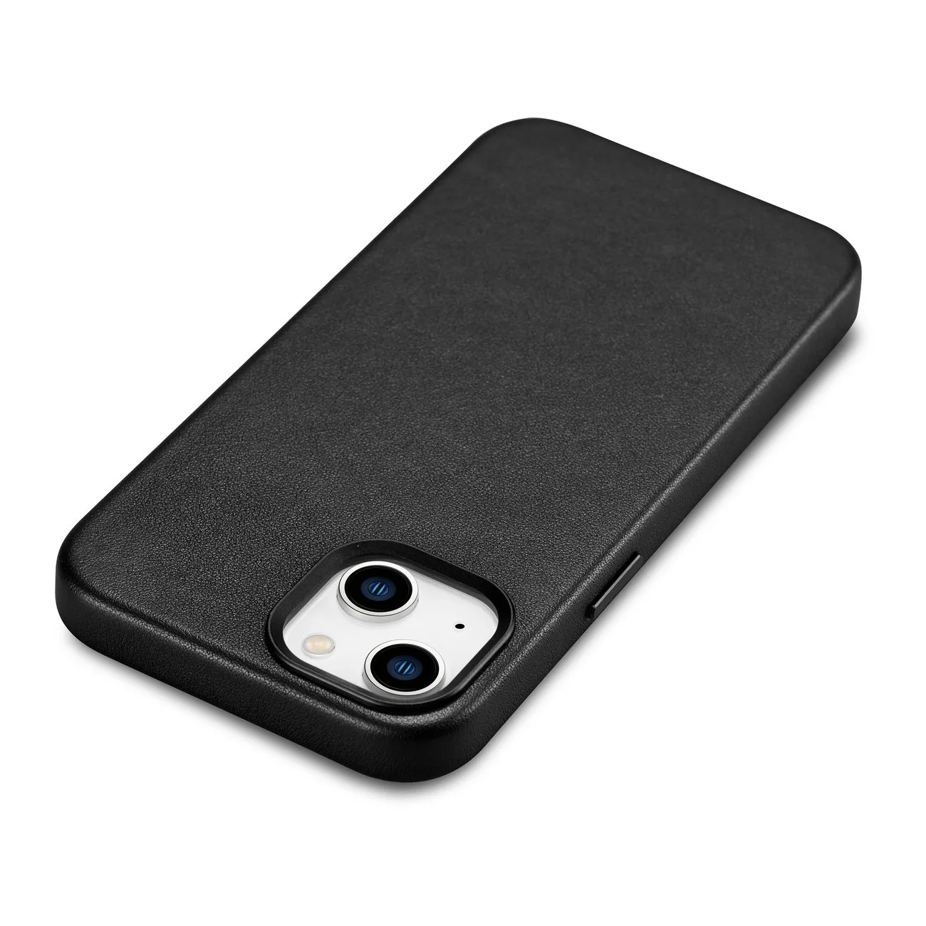 Husă din piele naturală pentru iPhone 14 Plus MagSafe Case Leather, negru 11