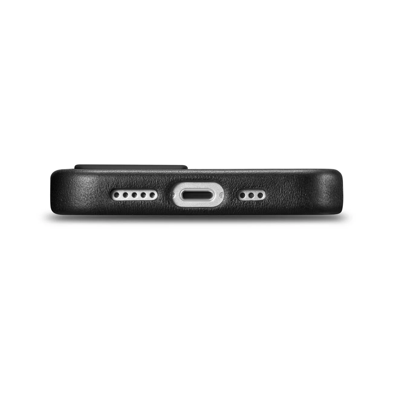 Husă din piele naturală pentru iPhone 14 Plus MagSafe Case Leather, negru 5
