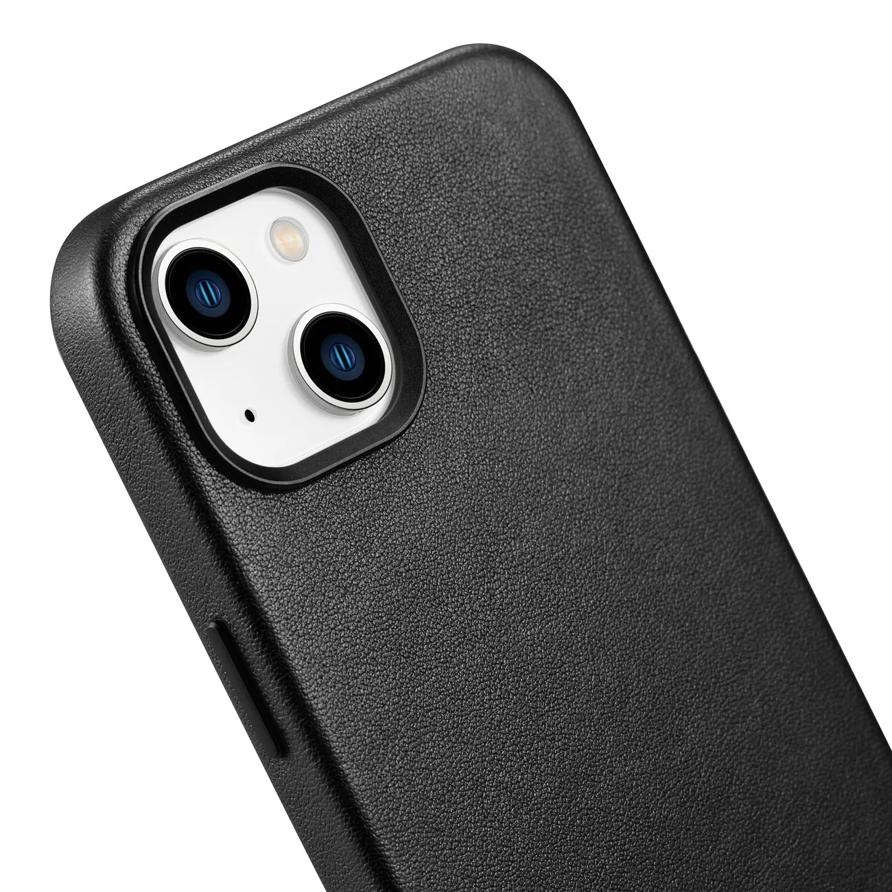 Husă din piele naturală pentru iPhone 14 Plus MagSafe Case Leather, negru 8