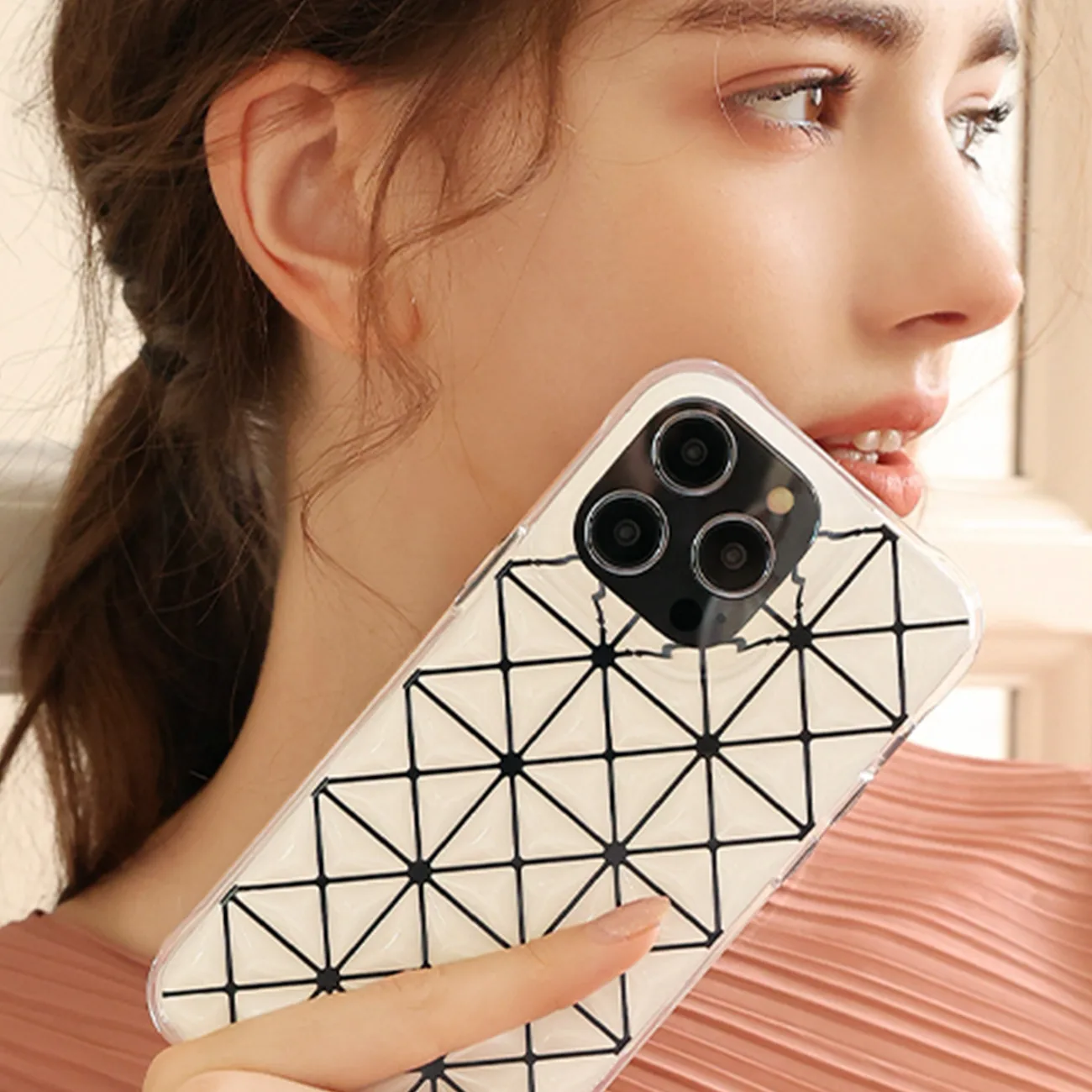 Etui pokrowiec na iPhone 14 obudowa na tył plecki Miya Series białe Etui pokrowiec na iPhone 14 obudowa na tył plecki Miya Series białe