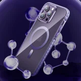 PQY Ice Crystal Series Graue MagSafe-Magnethülle für iPhone 14 3