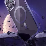 PQY Ice Crystal Series Graue MagSafe-Magnethülle für iPhone 14 6