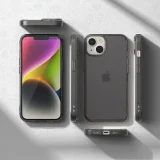 Husă de protecție pentru iPhone 14 Plus cu ramă din gel Fusion Matte, gri 7