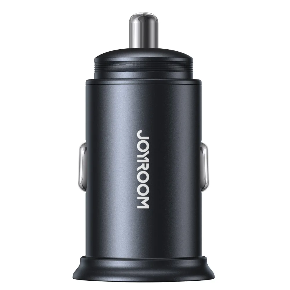 Mini ładowarka samochodowa 60W USB-A QC3.0 USB-C PD czarna 6