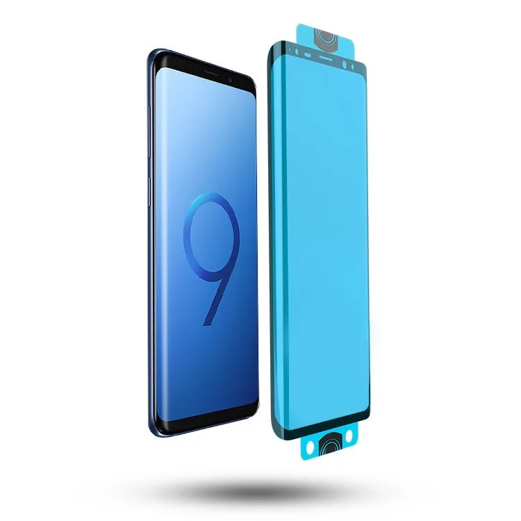 Zaštitnik ekrana od kaljenog stakla s okvirom za Samsung Galaxy S21+ 5G 3D Edge Nano Flexi Glass crna 4