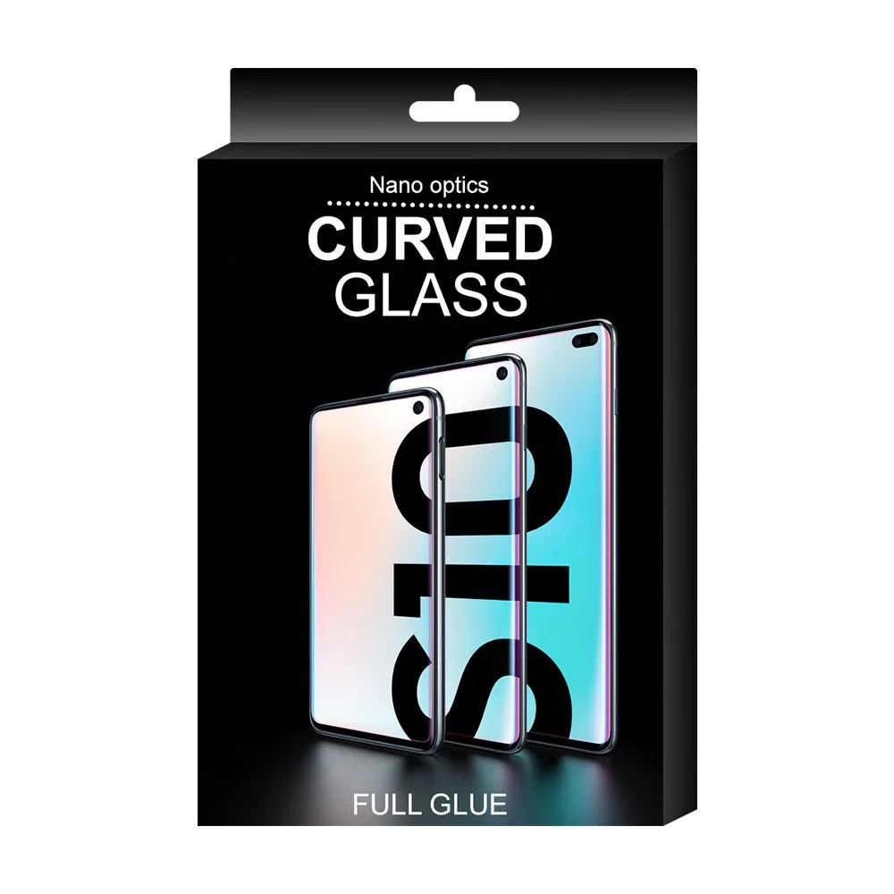 Zaštitnik ekrana od kaljenog stakla s okvirom za Samsung Galaxy S21+ 5G 3D Edge Nano Flexi Glass crna 5