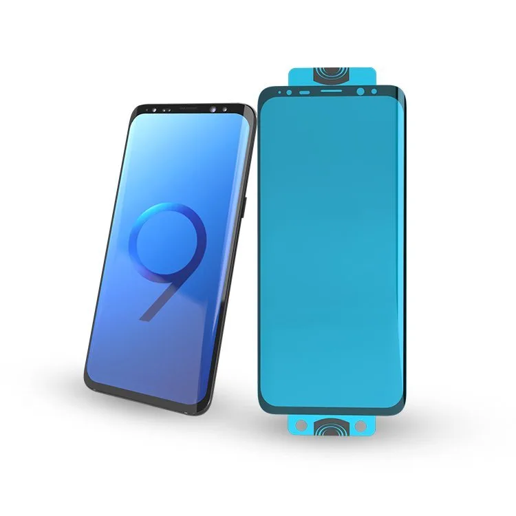 Zaštitnik ekrana od kaljenog stakla s okvirom za Samsung Galaxy S21+ 5G 3D Edge Nano Flexi Glass crna 6