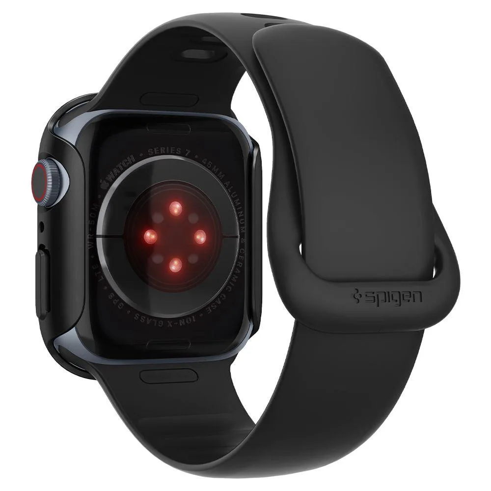 Védőtok Apple Watch 7 / 8 45 mm-es Thin Fit fekete 4