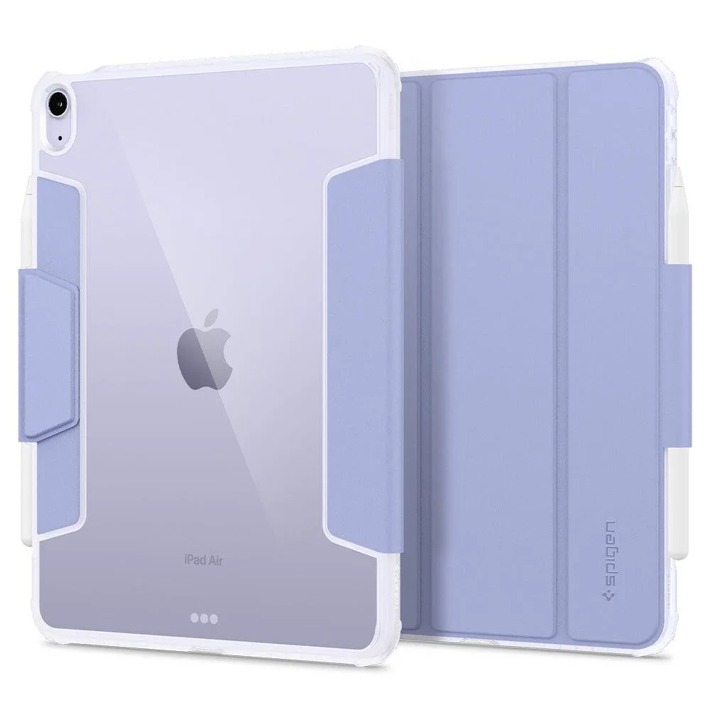 Tartóval ellátott tok Apple iPad Air 4 2020 / 5 2022 Ultra Hybrid Pro készülékekhez, levendula színű 10