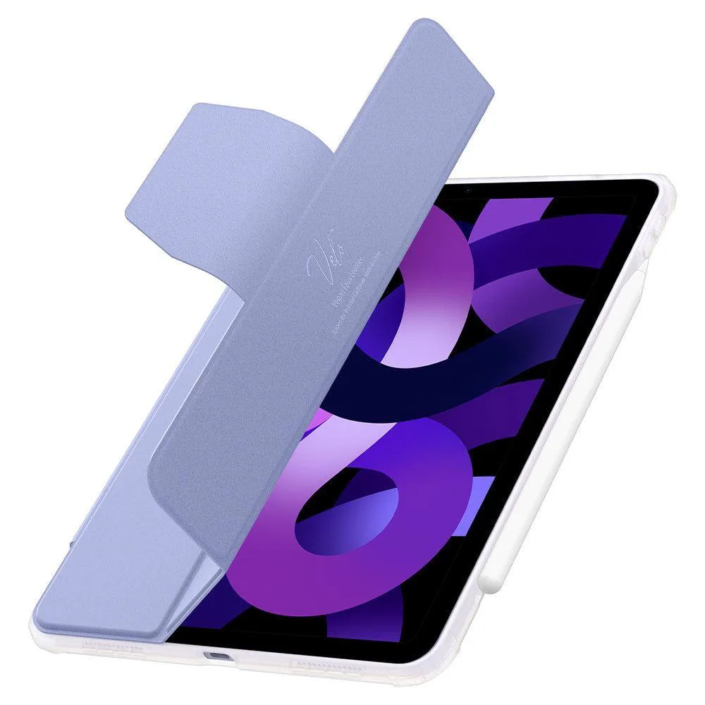 Tartóval ellátott tok Apple iPad Air 4 2020 / 5 2022 Ultra Hybrid Pro készülékekhez, levendula színű 6