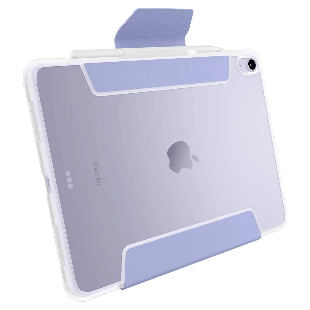 Tartóval ellátott tok Apple iPad Air 4 2020 / 5 2022 Ultra Hybrid Pro készülékekhez, levendula színű 9