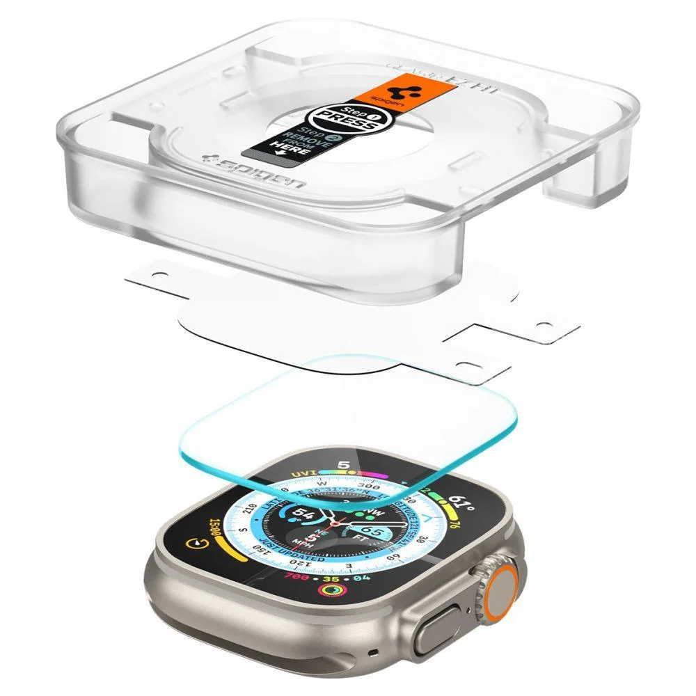 GlastR EZ Fit edzett üveg az Apple Watch Ultra 49 mm-hez, 2 db-os szett 5