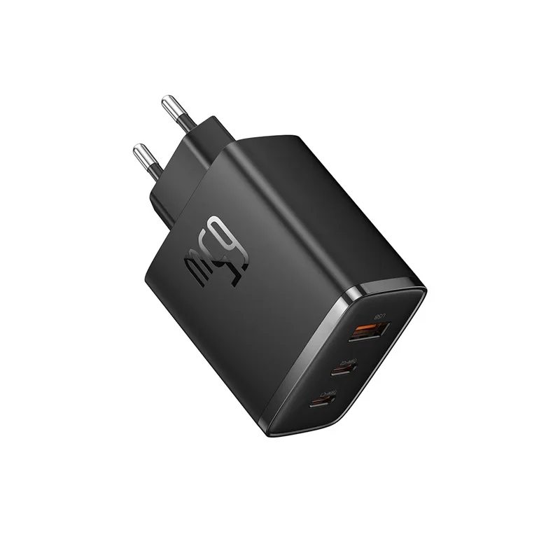 GaN Cube Pro 65 W 2x USB-C USB-A fali töltő, fekete 5