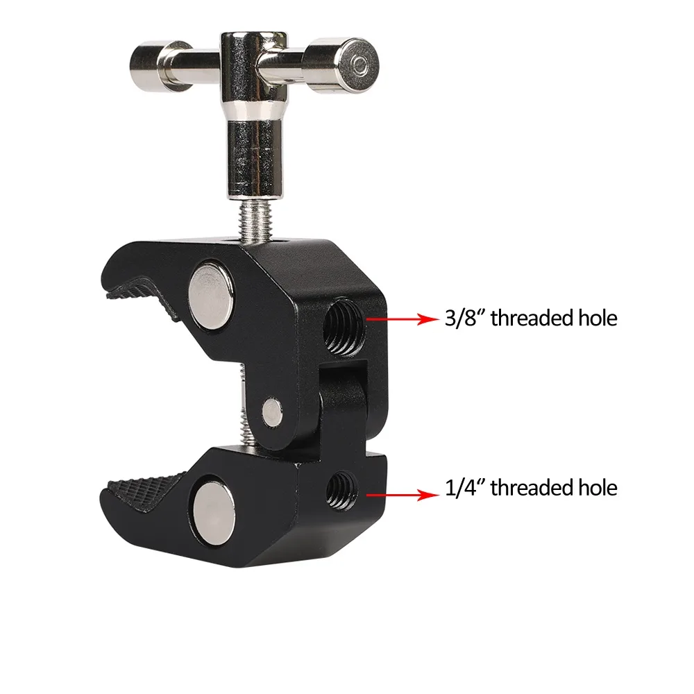 Clamp mount for attaching a camera or phone 8