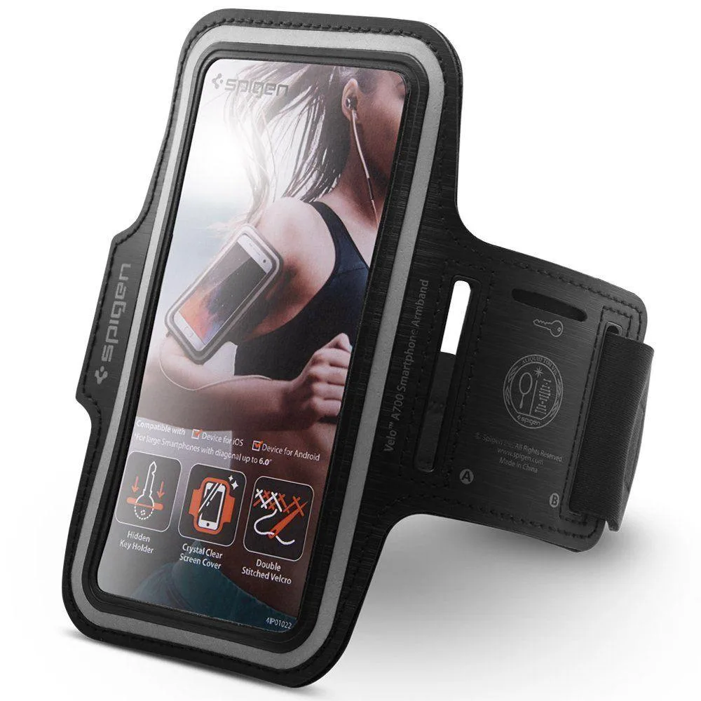 Armband A700 Sportos karkötő 6,9 hüvelykes telefonokhoz, fekete