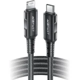 MFI-certified cable for iPhone USB-C to Lightning 30W 3A 1.8m black 10
