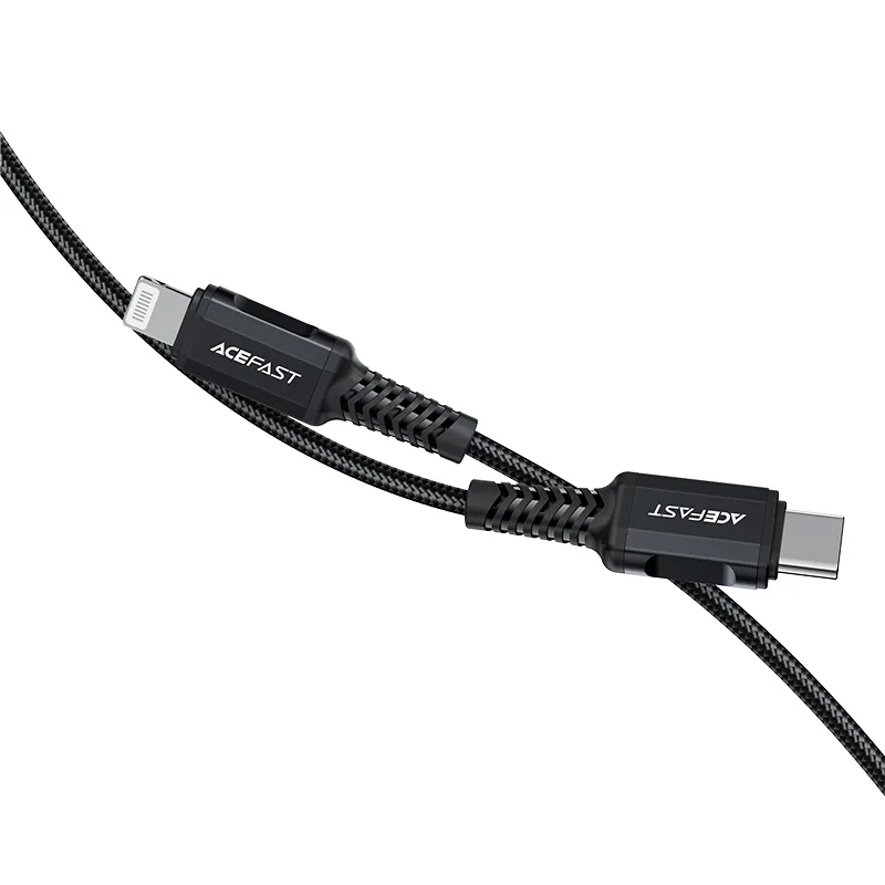 MFI-certified cable for iPhone USB-C to Lightning 30W 3A 1.8m black 2