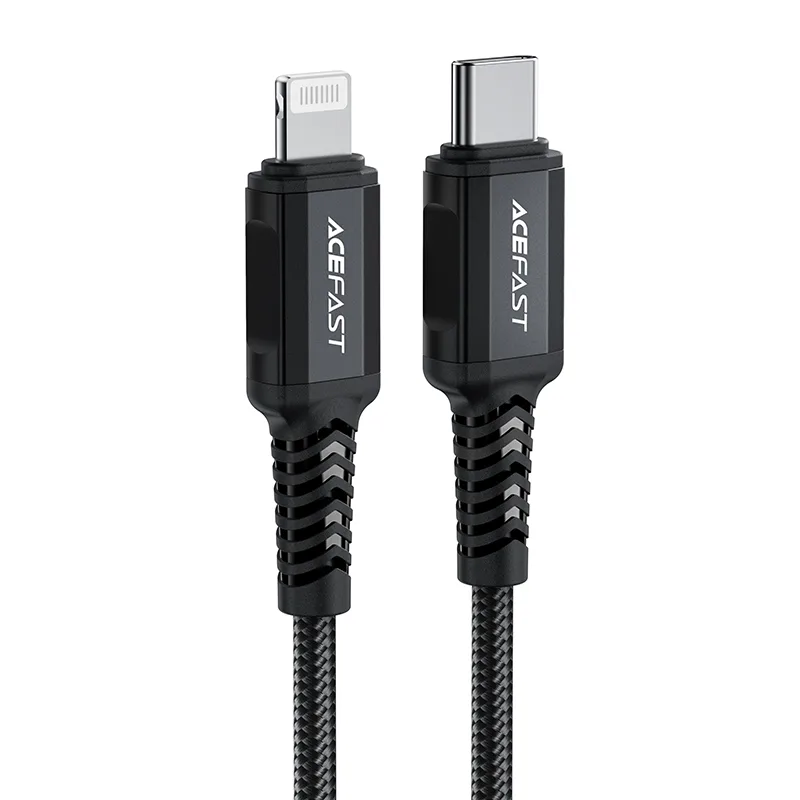 MFI-certified cable for iPhone USB-C to Lightning 30W 3A 1.8m black 8