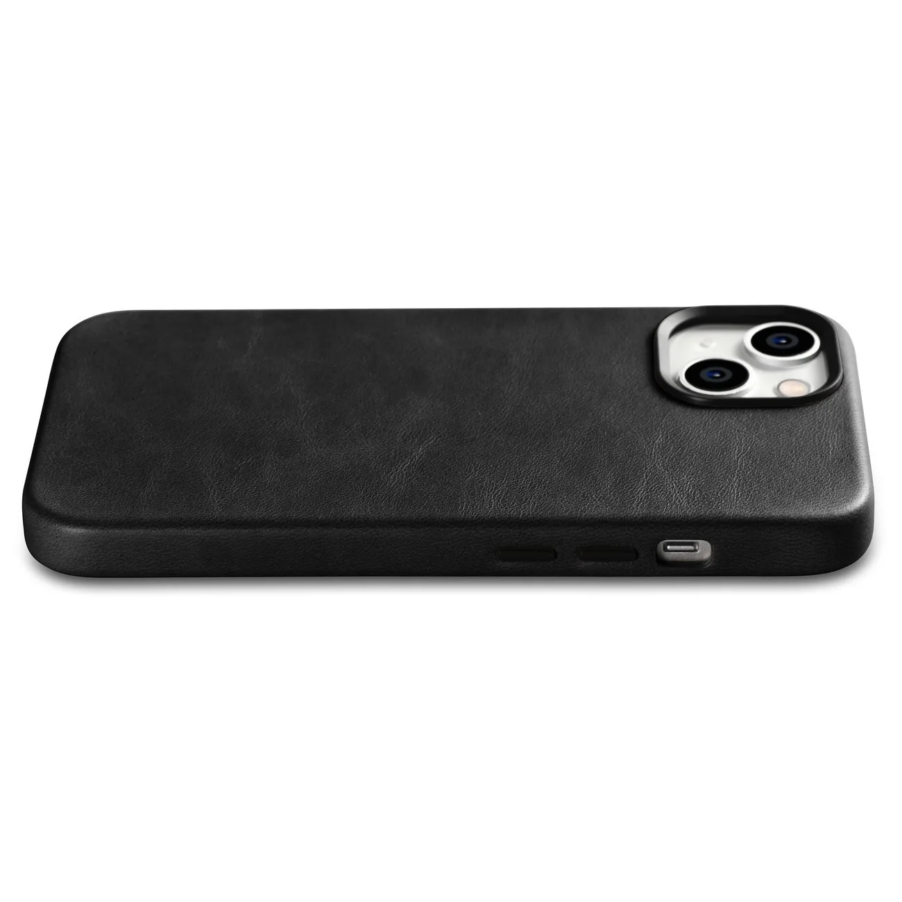 Magnetische iPhone 14 Plus-Lederhülle mit MagSafe Oil Wax Premium-Lederhülle, schwarz 10