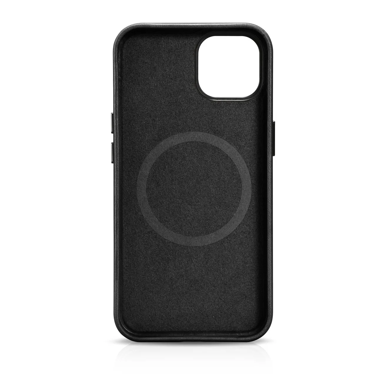 Magnetische iPhone 14 Plus-Lederhülle mit MagSafe Oil Wax Premium-Lederhülle, schwarz 4