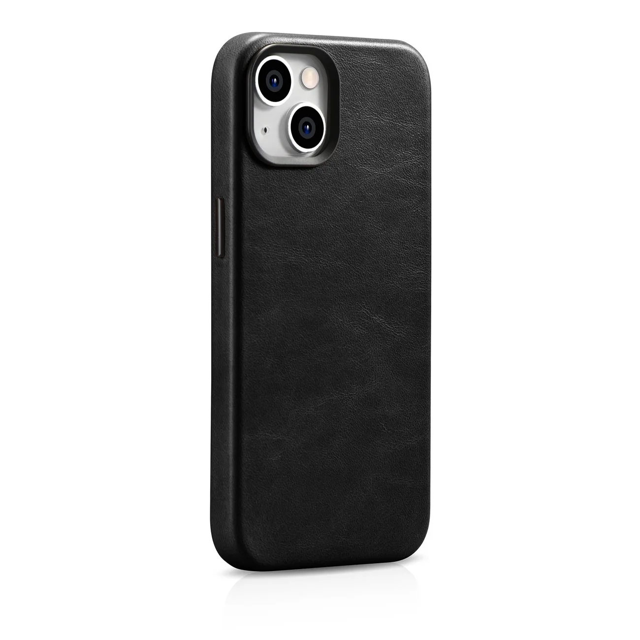 Magnetische iPhone 14 Plus-Lederhülle mit MagSafe Oil Wax Premium-Lederhülle, schwarz 5