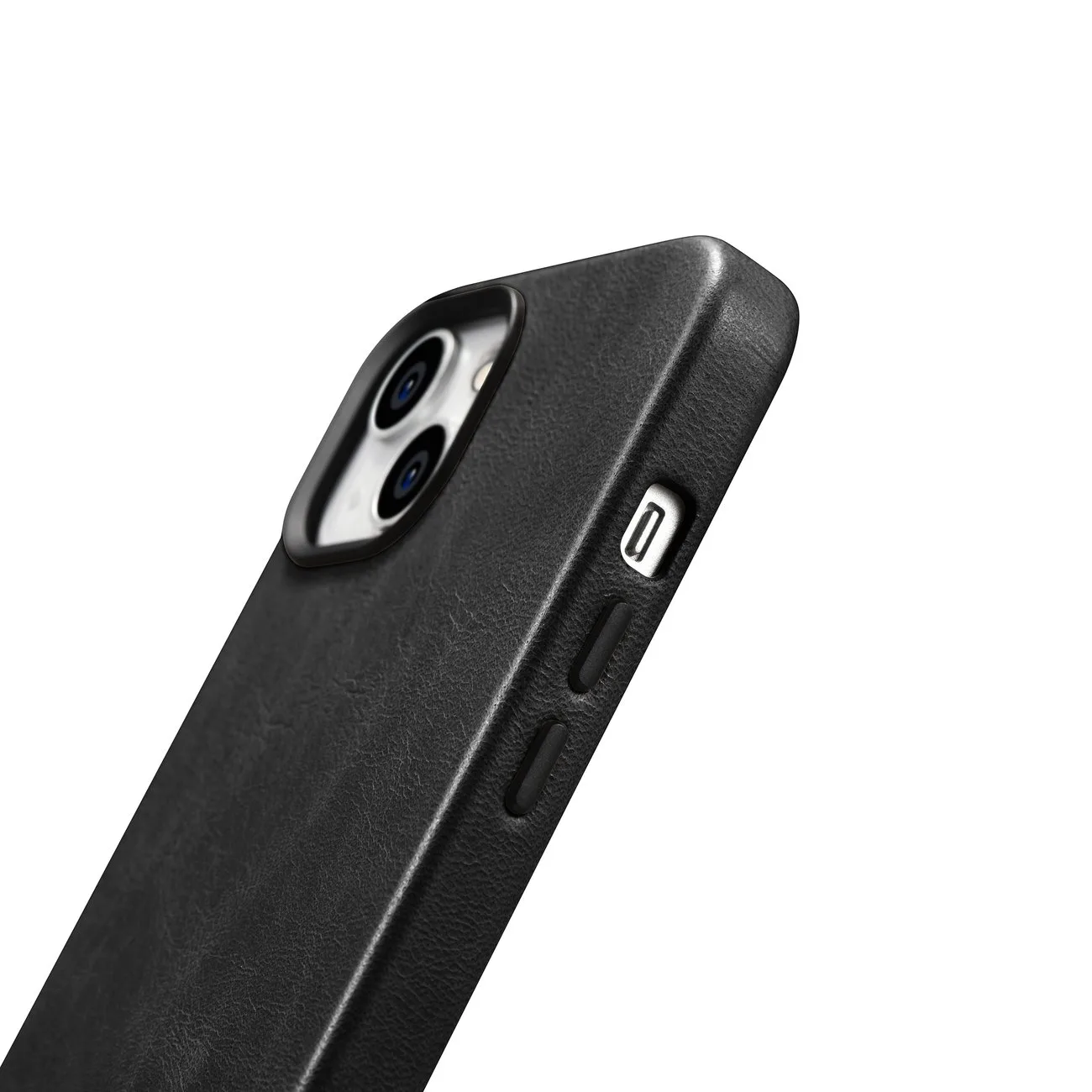 Magnetische iPhone 14 Plus-Lederhülle mit MagSafe Oil Wax Premium-Lederhülle, schwarz 7
